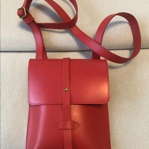 Crossbody leather bag